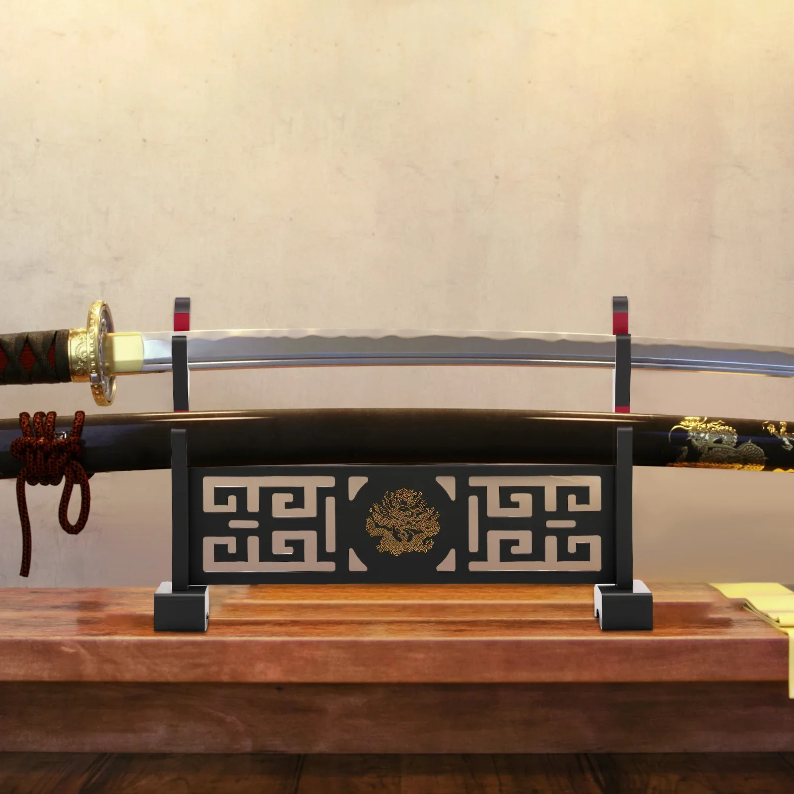 Anime Weapon Bracket DIY Displays Stand Model Gun Knife Samurai Sword Katana Holder Universal Frame Game Tool Box Gift Boy Toys