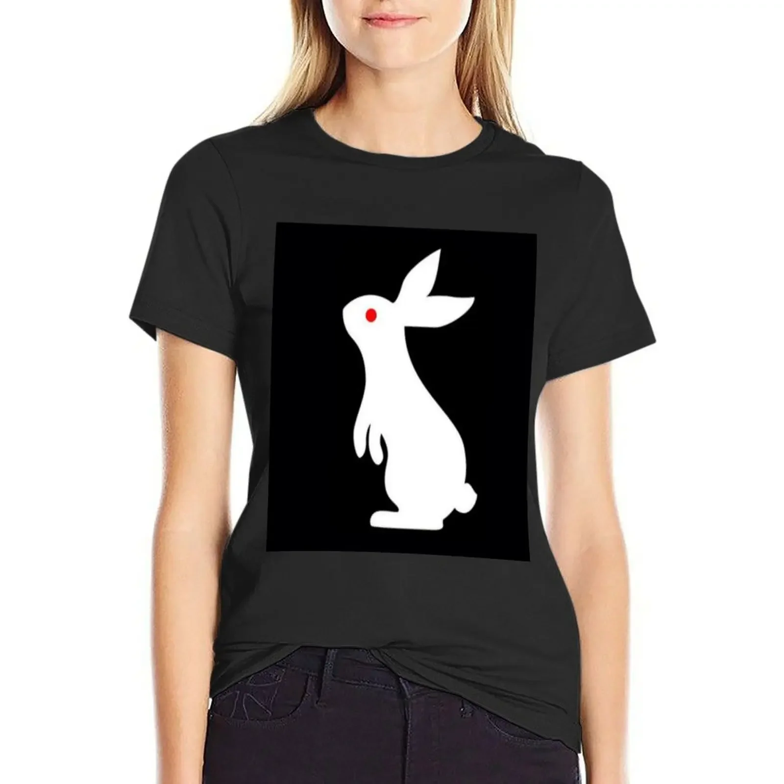 

White Rabbit T-Shirt tops Female clothing workout t shirts for Women