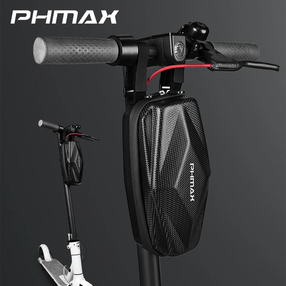 PHMAX Electric Scooter Bag 2L Storage Bag Waterproof Scooter Front Handlebar Bag for Carrying Phone Wallet Charger Tools