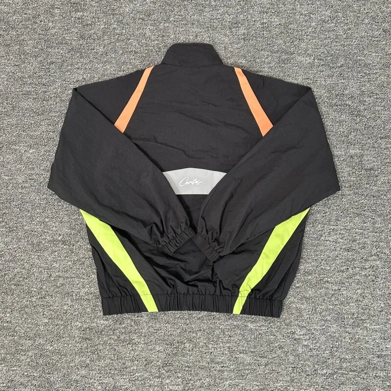 Thin Spor Men's Windbreaker Coat Jaet Stand Collar Spring Faion Urban Cotton Blend Material Zipper Closure Casual Wear