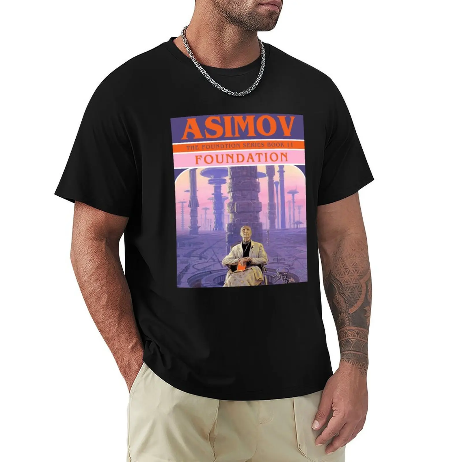 isaac Asimov Foundation isaac asimov T-Shirt Anti-Fade Casual Tee Shirt