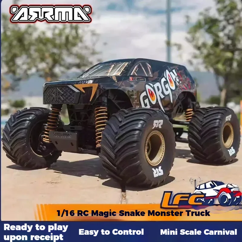

ARRMA GORGON 1/16 Little Magic Snake RTR GROM Remote Control Electric Simulation 4WD Brushed 2S Off road Climbing Vehicle Model