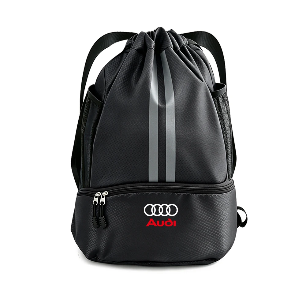 canvas and leather backpack womens VINTAGE TAR 3 with genuine for men women Color:Midnigh Navy/Black 17
