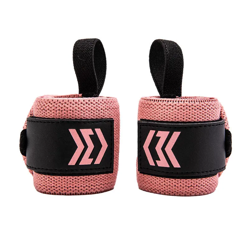 1Pair Fitness Wrist Wraps WeightLifting Gym Wrist Strap Cross Training Padded Thumb Brace Strap Power Hand Support Bar Wristband