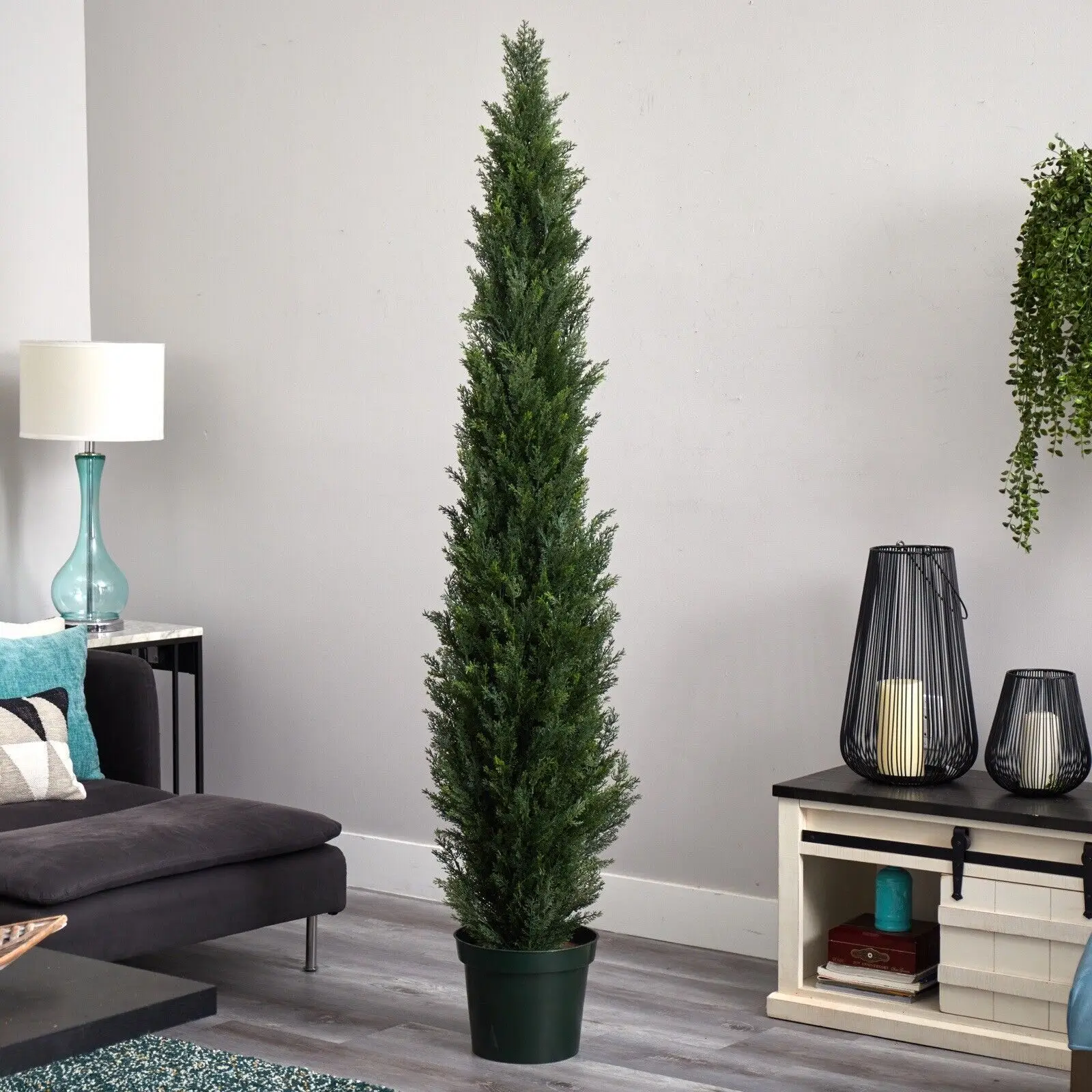 

7 ft Cedar Pine artificial tree Indoor/outdoor home decor