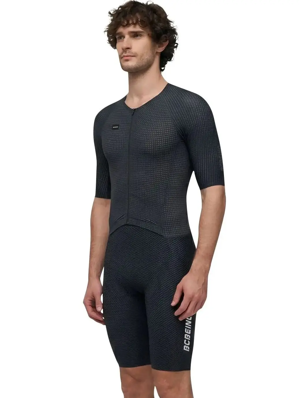AliExpress bcbe-ing BCBE-ING Men Aero Cycling Skinsuit Fit Summer Short Sleeve Cycling Jumpsuit Training Lightweight Breathable Cycling Suit YKK Zip
