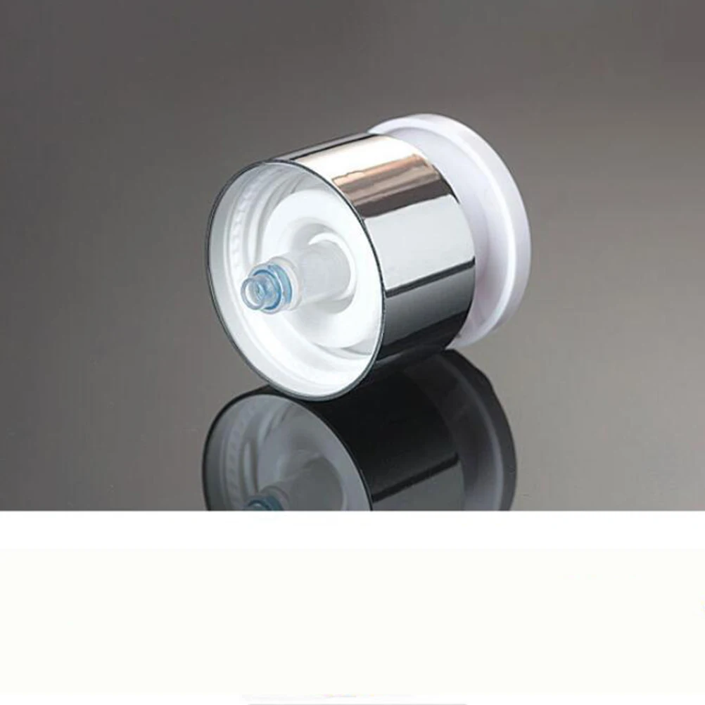 

NOLITOY 2Pcs Empty Travel Bottle with Pump Container Mini Airless Cream Bottle for Makeup Skincare White