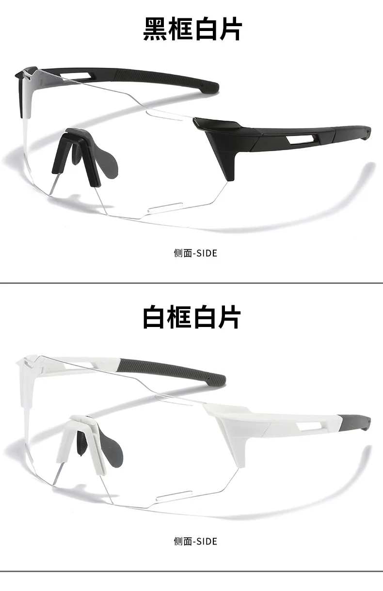 Neue Sport-Sonnenbrille für Männer und Frauen, PC-Rahmen, schlichte Brille, kurzsichtige Brillen, Myopie-Brille ﻿ -1,0 -1,5 -2,0 für Frauen – Detail 14