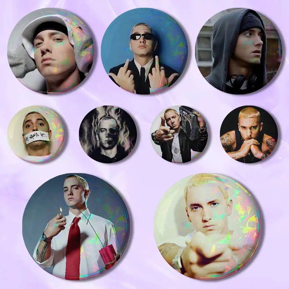 

Singer E-Eminem Pins 58mm Cute Cartoon Badge Handmade Brooches for Backpack Accessories