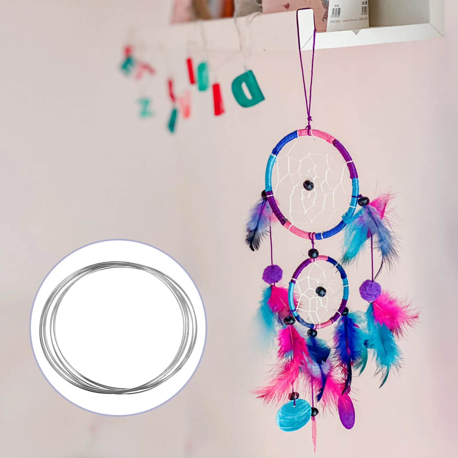 10 قطعة حلقات زاك معدنية 30 سنتيمتر قوي خفيفة الوزن الحرفية الأطواق ل Macrame Diy بها بنفسك ديكور المنزل دوائر إكليل مستديرة لحفل الزفاف #1