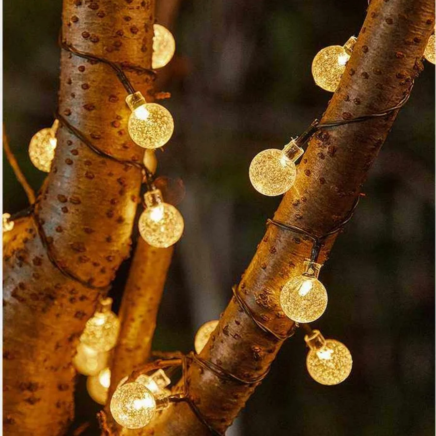 1PC LED String Lights, Battery Powered Energy-Saving Decorative Light Strip for Christmas, Camping & Outdoor Use