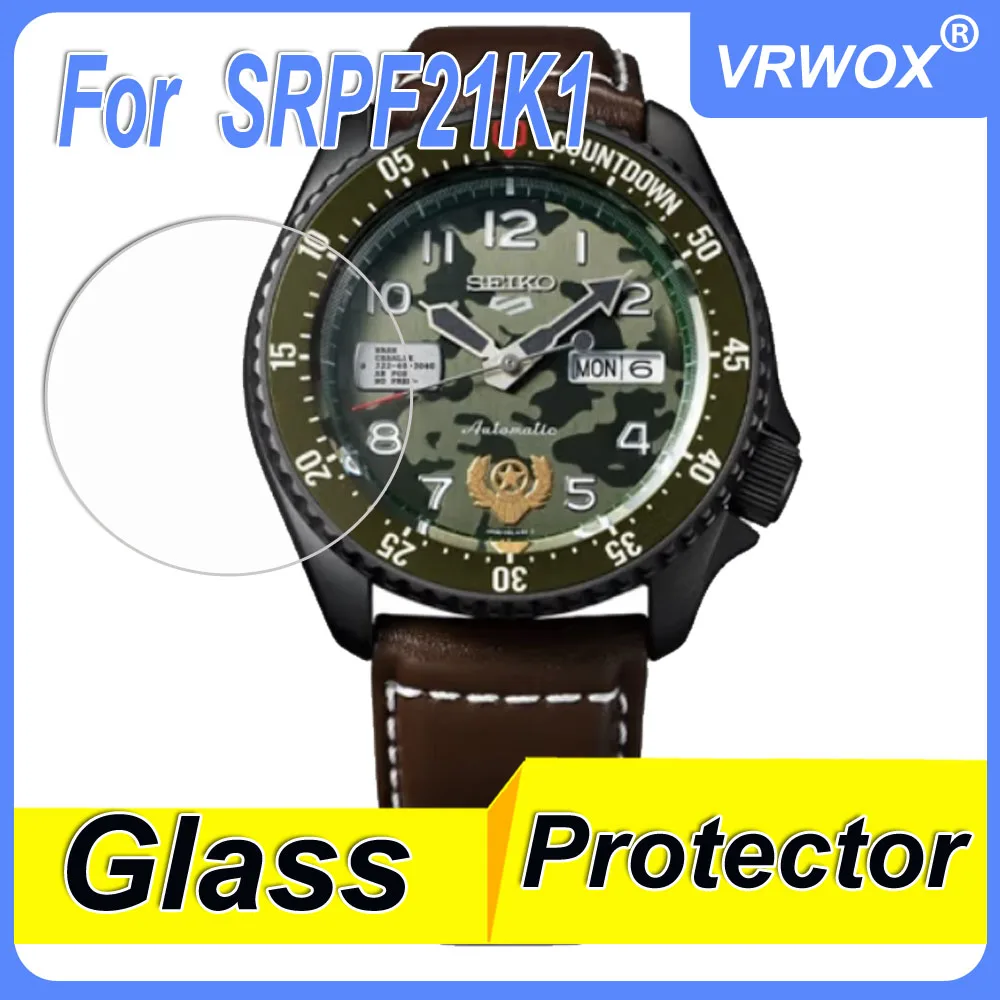 

3Pcs Tempered Glass For SEIKO 5 SRPF17K1 SRPF19K1 SRPF20K1 SRPF21K1 SRPF23K1 SRPF24K1 SmartWatch Screen Protective Accessories