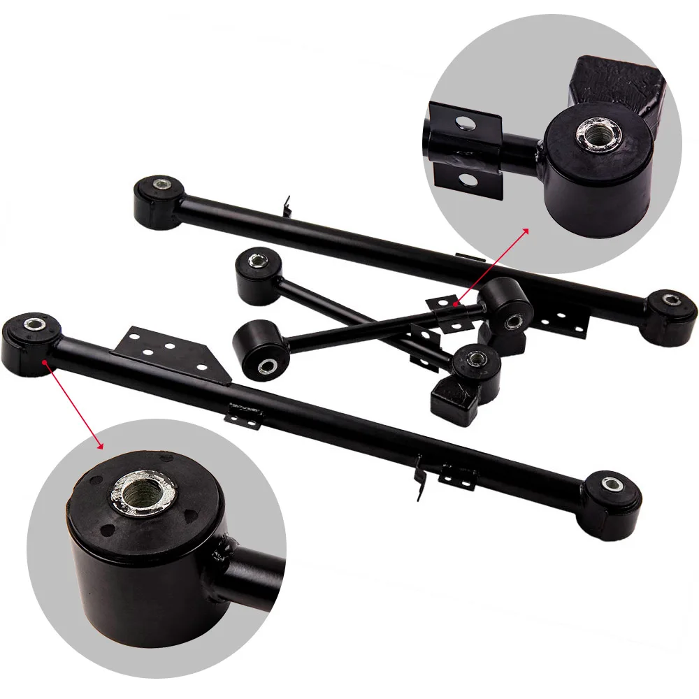 MaXpeedingrods 551102W110 K660903 Rear Upper & Lower Trailing Control Arm Set for Nissan Pathfinder for Infiniti QX4 1997-2004