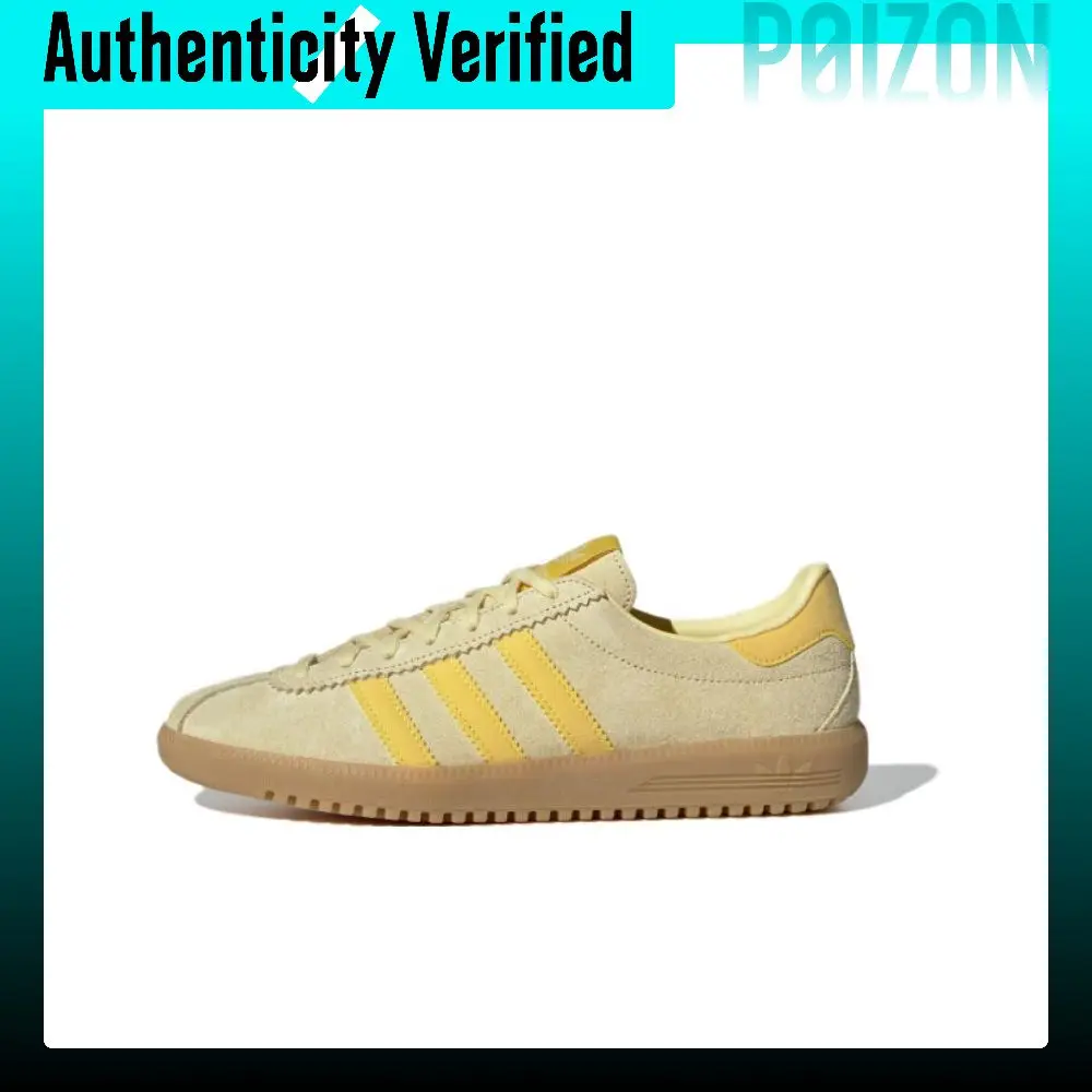 Adidas Originals Bermuda Skate Shoes Women's Low-top Yellow IH0301