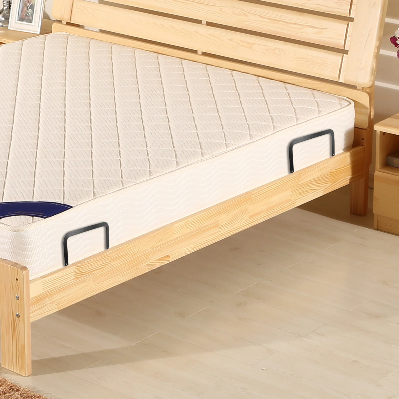 

1Set Mattress Slide Stopper Anti-Slip Iron Fasteners Bedding Accessories Prevent Sliding Mattress Slide Stopper