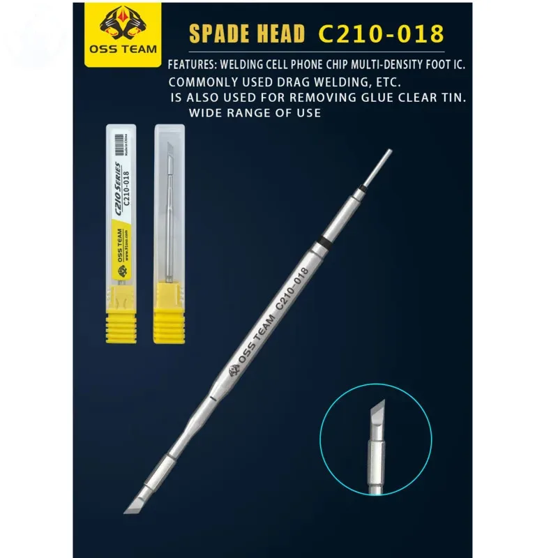 C210 Series Integrated Soldering Iron Tips and Heating Core Efficient Heat Conduction Temperature Recovery for C210