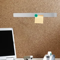4pcs Iron Bulletin Board Strips SelfAdhesive Wall Notice Board Photo Display iron bulletin board Home Office Presentation Supply 3