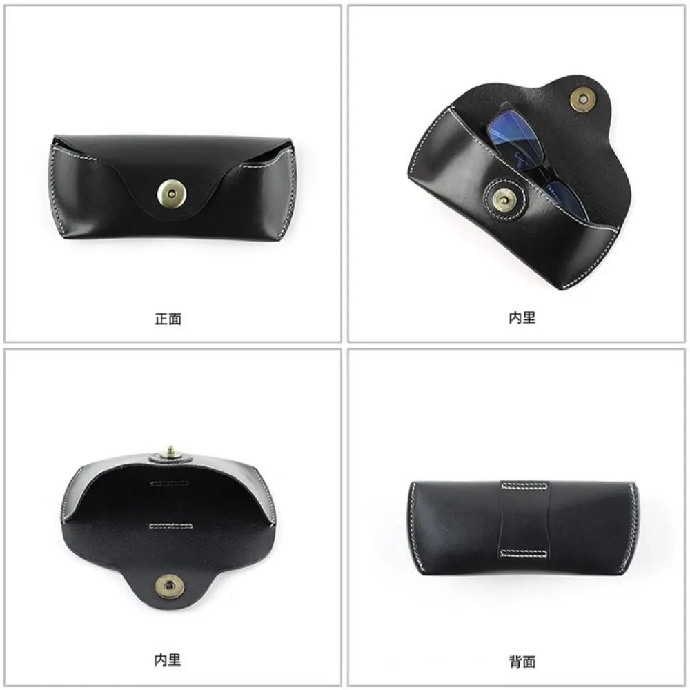 

Женский и мужской защитный чехол для очков ручной работы из натуральной кожи, чехол для очков, сумка для очков