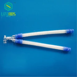 Anesthesia Breathing Circuit tube， Reusable Corrugated Tubes，Silicone Anesthesia Breathing Machine Circuit Bellowss