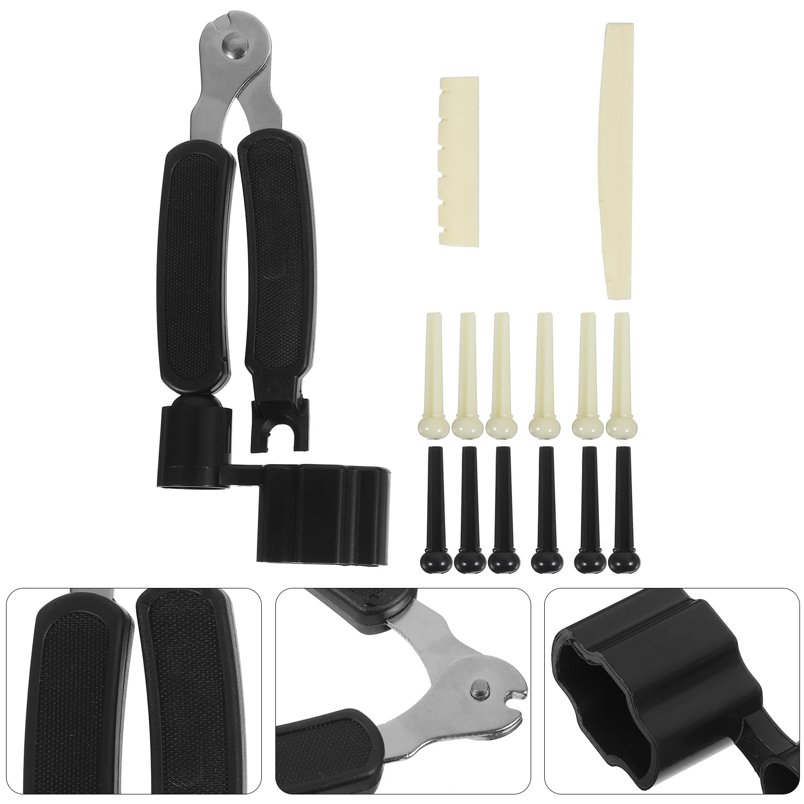 

Guitar String Pillow Tool Kit Bridge Pin Peg Puller for Acoustic Accessories Plastic Replacement Parts