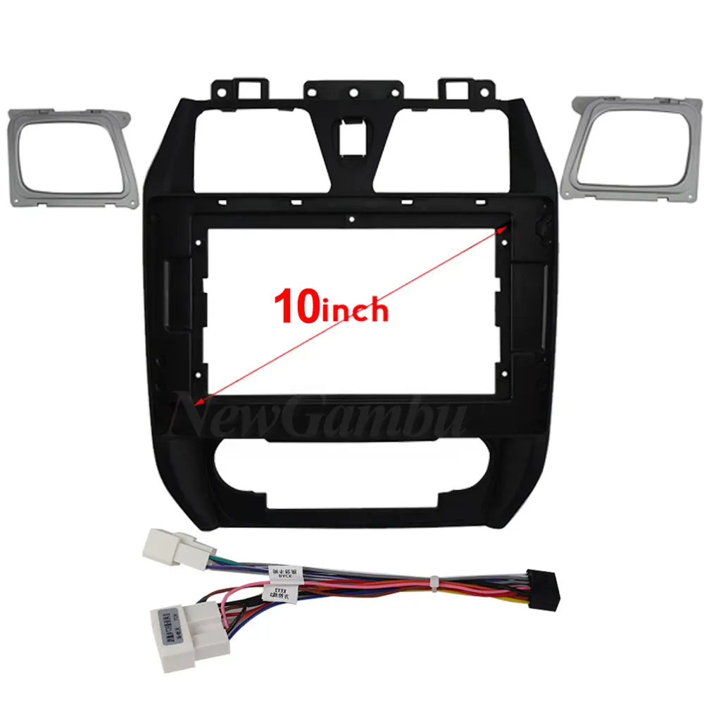 NewGambu 10 inch for Geely Emgrand EC7 EC715 EC7-RV EC718 2012 -2014 Frame Audio Adaptor Dash Trim kit Facia Panel Radio Player