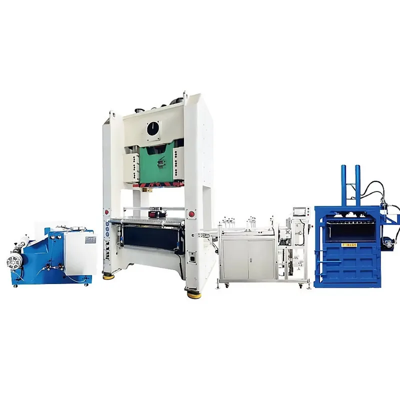 Aluminum Mechanical Punching Container Machine, Aluminum Foil Lunch Box Production Equipment