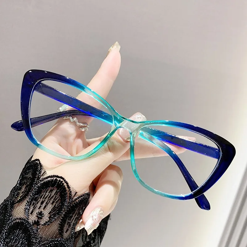 

Fashion Cat Eye Reading Glasses Anti-blue Light Glasses Trendy Luxury Design Presbyopia Ultra-light Eyeglasses Diopter 0 To +4.0