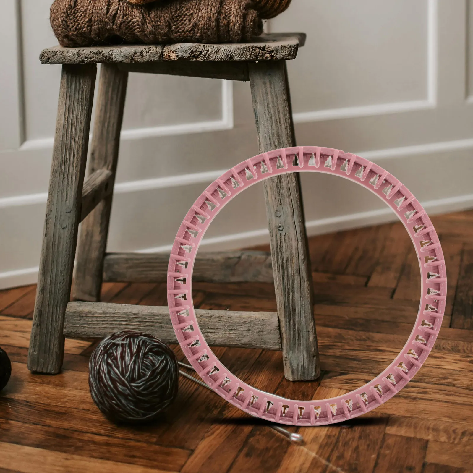 1 مجموعة 48 إبرة كرنك اليد الحياكة استبدال أجزاء المحمولة لأنواع الغزل المختلفة توفير المساحة الحياكة أداة Diy بها بنفسك الحرف #5