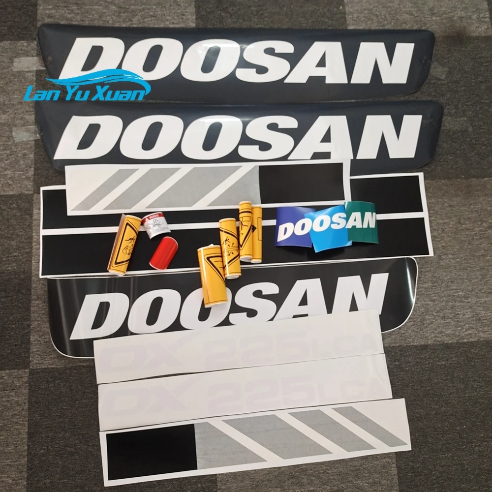 

For DOOSAN DX225LCA Excavator Sticker All Car Stickers Vehicle Mark Excavator Display Sticker Icon