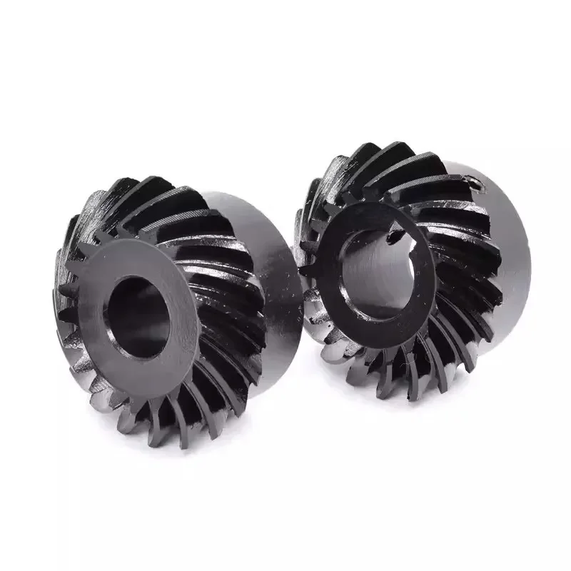 5Module 30 Teeth 1:1 Speed Ratio Precision Spiral Bevel Gear 45 Steel Hardened 90 Degree High-accuracy Pinion Gear