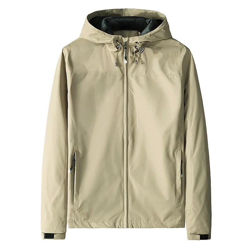 Autumn New Style Fashionable Mens Outerwear Sports Jacket Windproof Waterproof Lightweight Versatile Hooded Hardshell Jacket