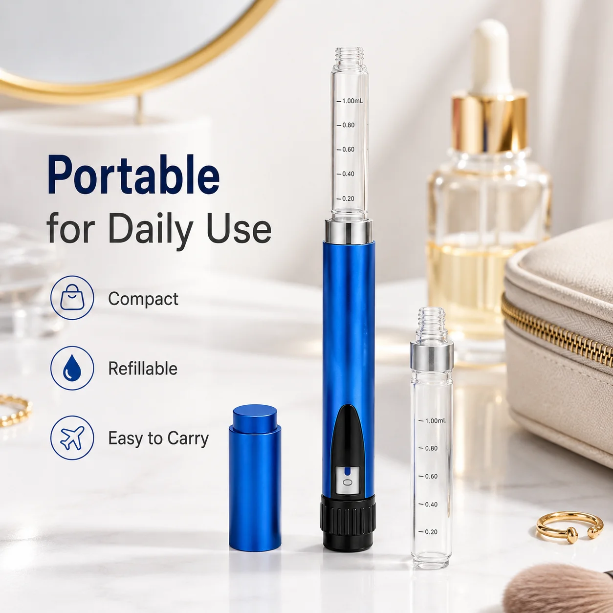 Reusable Magic Pen Peptide V2 Injector Multicolor Beauty Dosing Pen Professional Wrinkle Removal Beauty Injection Tool