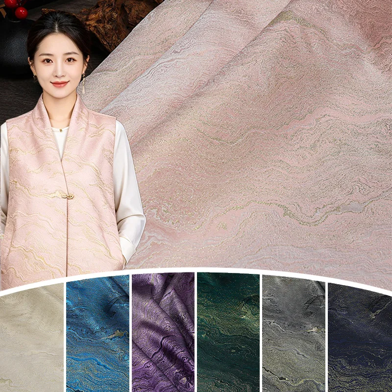 300x150cm Jacquard Fabric Brocade Polyester Material for Sewing Profile Outerwear Cloth Ethnic Style Clothing Designer Fabric