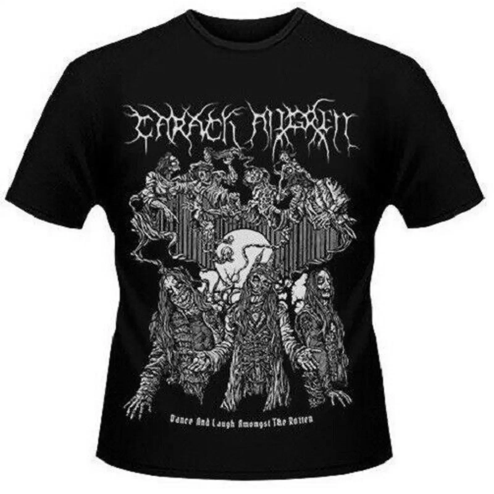 Carach Angren Dance and Laugh Black Symphonic Metal Music Band T Shirt 10125427 vintage Washed graphic Top For Everyday Wear