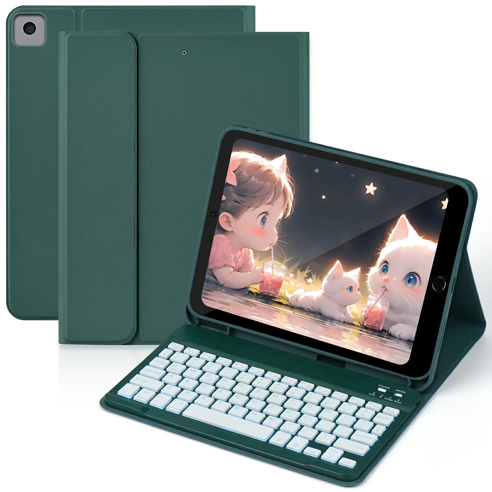 

SK-1029D Кожаный чехол для планшета с клавиатурой BT для iPad 10.2 (2021) / (2020) / (2019) / Air 10,5 дюйма (2019) / Pro 10.5-i