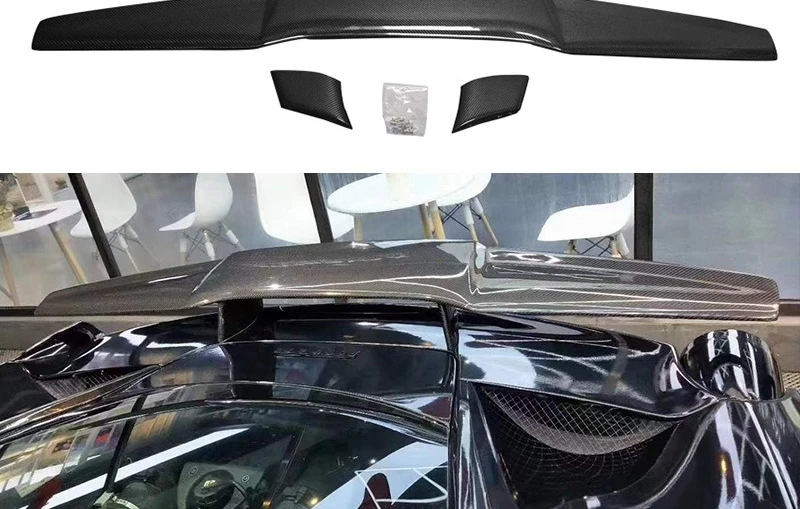 

Suitable for Ferrari 458 Carbon Fiber Tail Fixed Wind Wing Modification Auto Parts Exterior Trim Decorative Spoiler