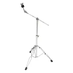 Floor Cymbal Stand Holder Adjustable Foldable Triangle Bracket Stable Double Braced Legs Quick Grip Full Metal Professional