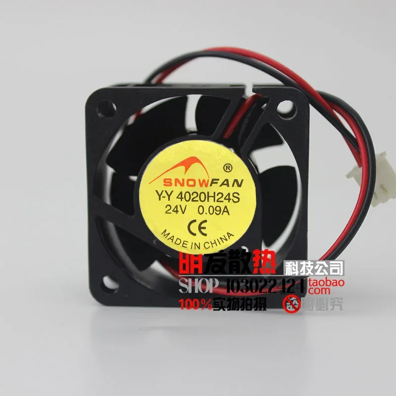 SNOW FAN Y-Y4020H24S DC 24V 0.09A 40x40x20mm 2-Wire Server Square Fan