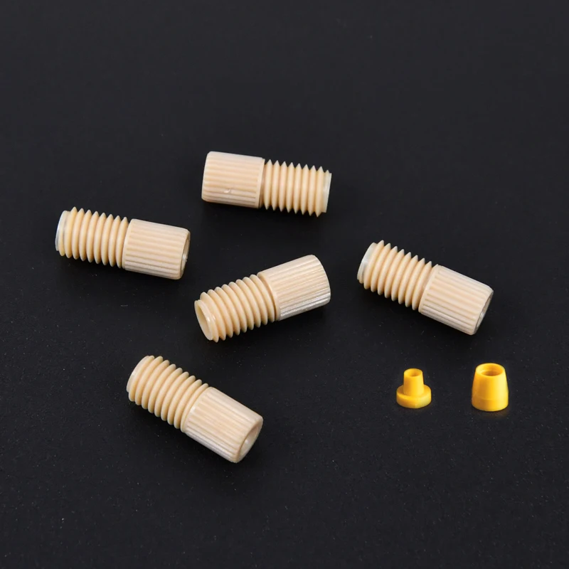 Runze Fluid Two- Piece  High Pressure PEEK Tubing  Fitting  Hplc  PEEK Fittings