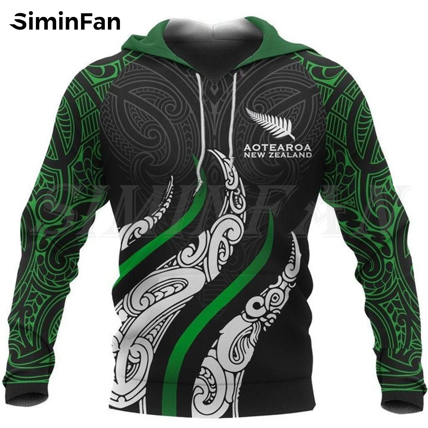 

AOTEAROA New Zealand Men 3D Printed Hoodies Harajuku Pullover Unisex Casual Sweatshirt Women Tracksuit Punk Zip Jacket Outwear