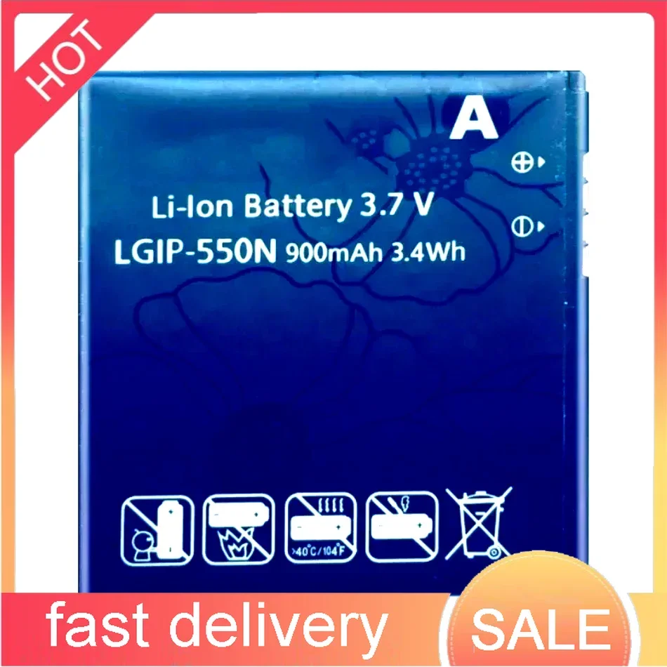 

Замена премиум-класса на 900 мАч для LG KV700 S310 GD510 GD880 Lgip-550N, долговечный аккумулятор для мобильного телефона