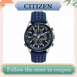 Citizen relógios originais para homens, genuíno Blue Angels, Data Display, impermeável, luminoso, Ecologia-Drive, moda