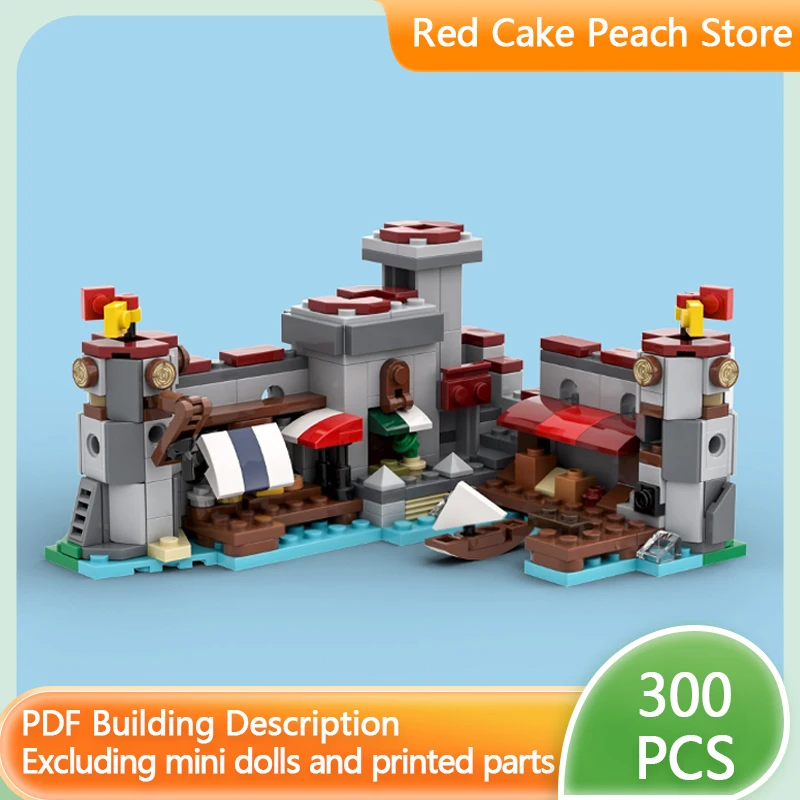 

City Street View Model MOC Building Bricks Medieval Commercial Scene Modular Technology Gifts Holiday Assemble Children Toy Suit