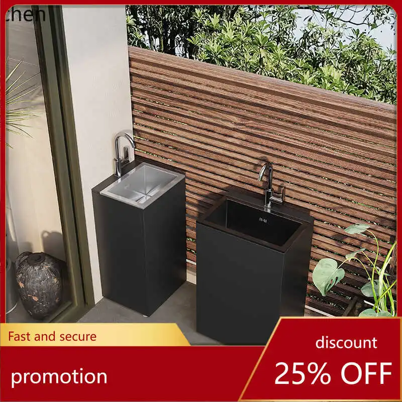 

Ультраузкая напольная раковина HT для небольших квартир и дворов, устойчивая к солнцу, морозу и трещинам