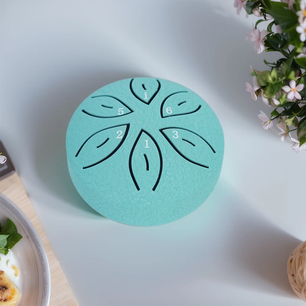 ヨガ瞑想用スチールタングドラム、レインチャイム、パーカッション、楽器、ユニークなギフト、3インチ、6ノート