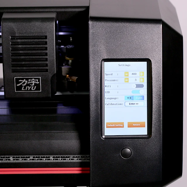 Per touch screen da 4,3 pollici Robusta plotter da taglio GF1521 con carrello durevole per uso a lungo termine