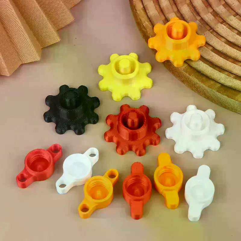 10PCS Orange Glass Glue Caps - Durable Plastic Sealing Caps For Standard Glue Bottles, Portable Decoration Tools