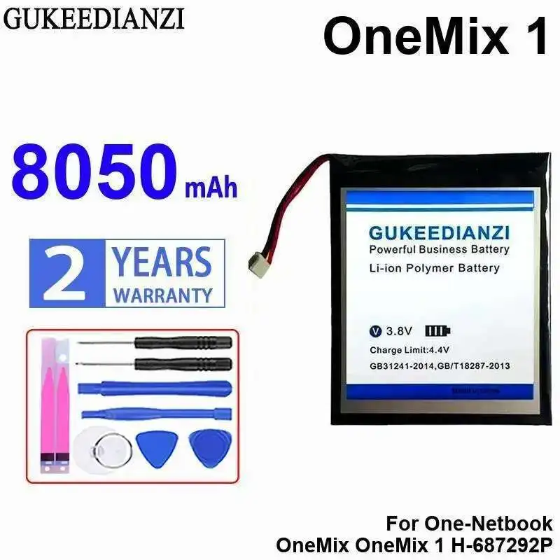 

Safe Notebook Battery 8050Mah For One-Netbook Onemix 1 H-687292P