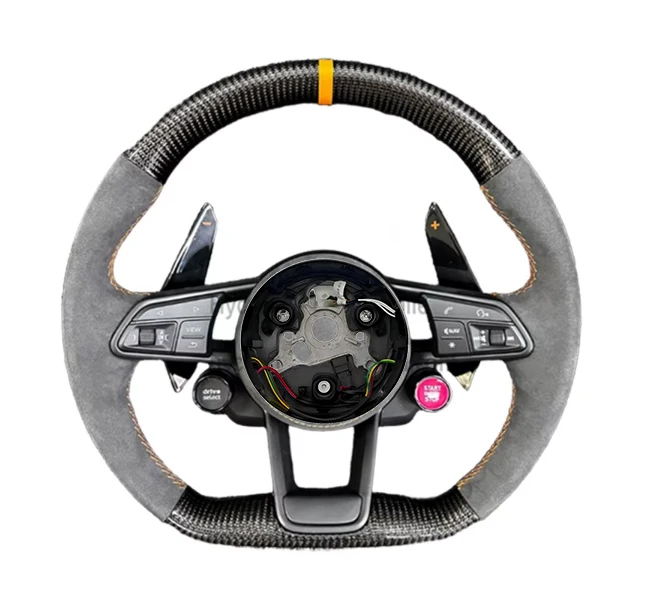 

Оптовая цена рулевое колесо из углеродного волокна для Audi A1 A3 A4 A4L A5 A6L A7 A8 Q2 автомобильное рулевое колесо