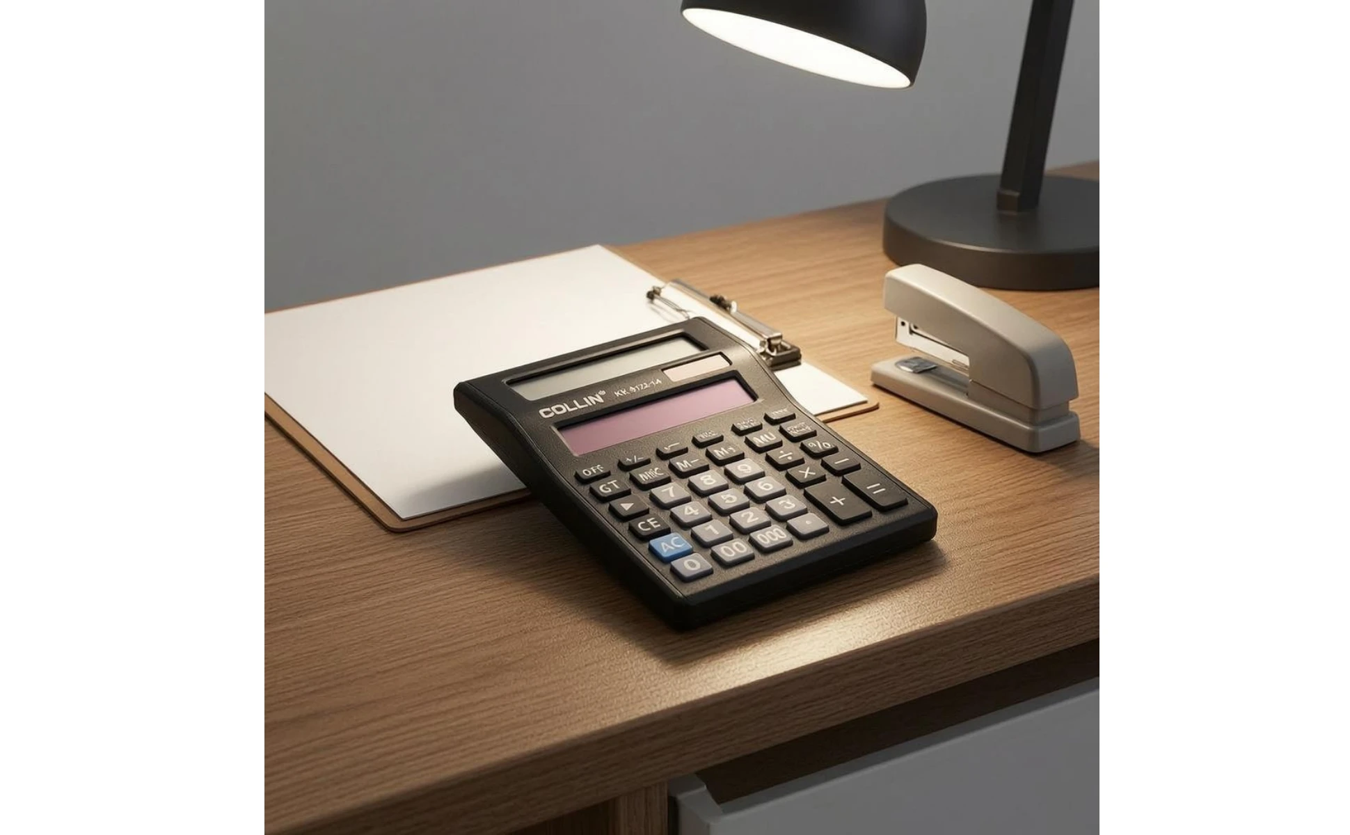 Double Display Calculator Black 14-Digit Calculator for Shop